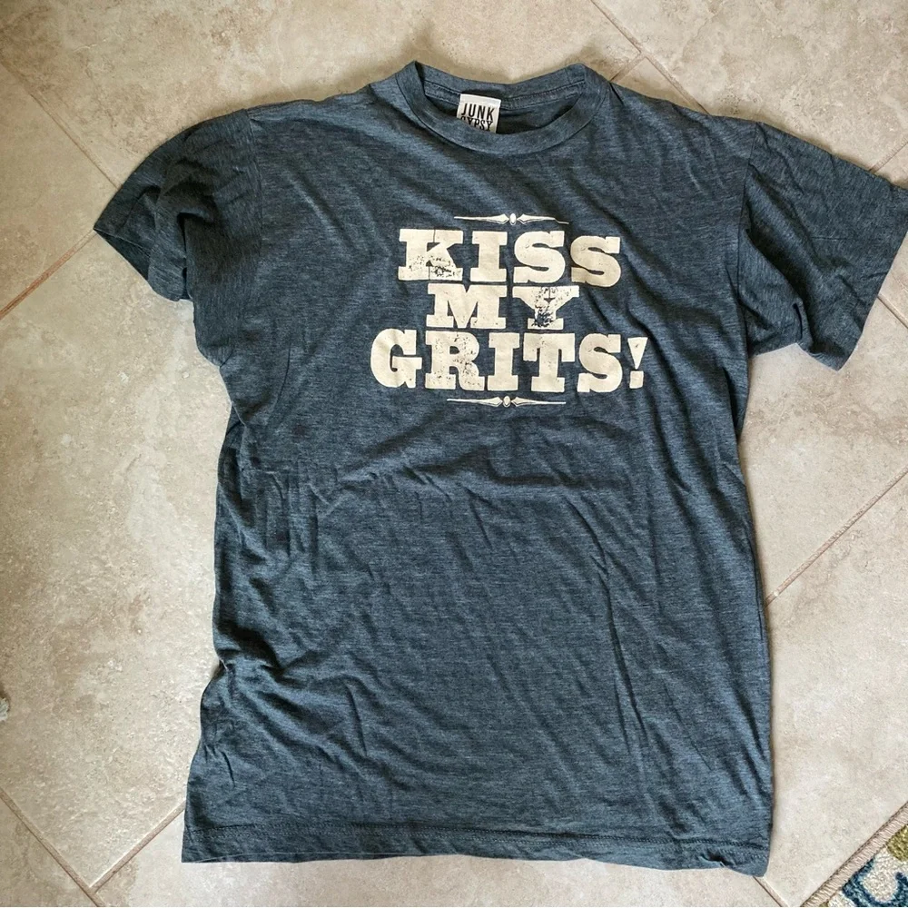 Junk Gypsy “Kiss My Grits” Graphic Tee - Picture 2 of 5
